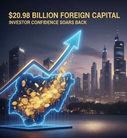 Nigeria Pulls In $20.98bn in Foreign Capital as Investor Confidence Roars Back