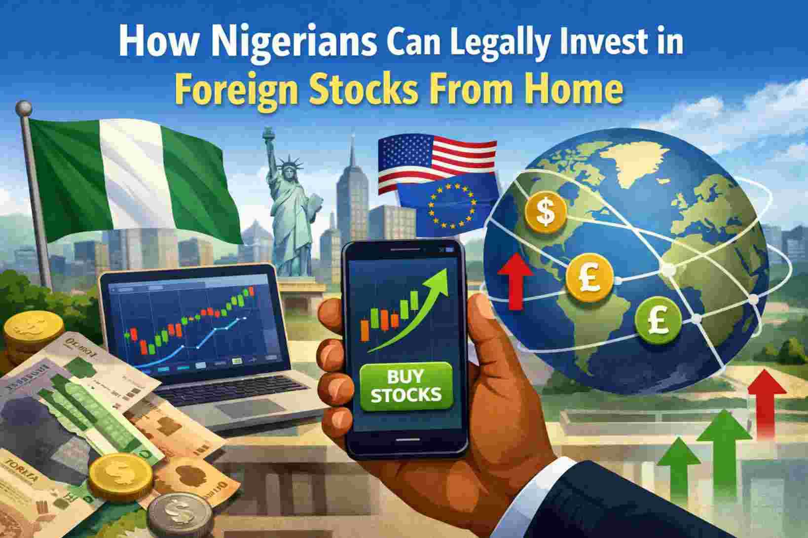How Nigerians Can Legally Invest in Foreign Stocks From Home (2026 Practical Guide)