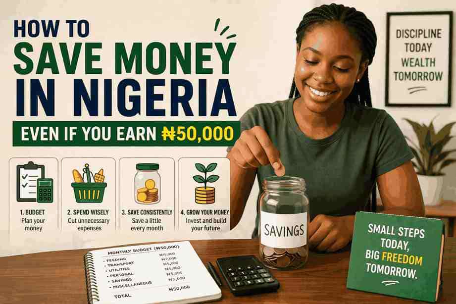 How to Save Money in Nigeria Even If You Earn ₦50k