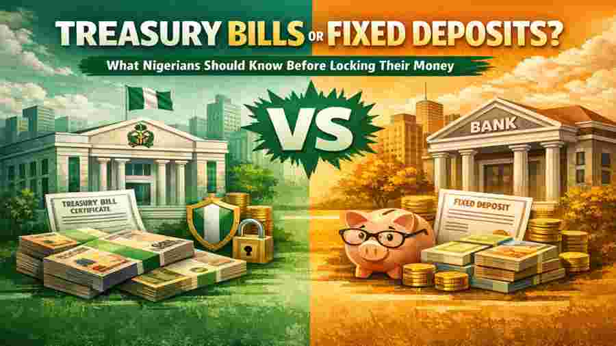 Treasury Bills or Fixed Deposits? What Nigerians Should Know Before Investing Their Money in 2026