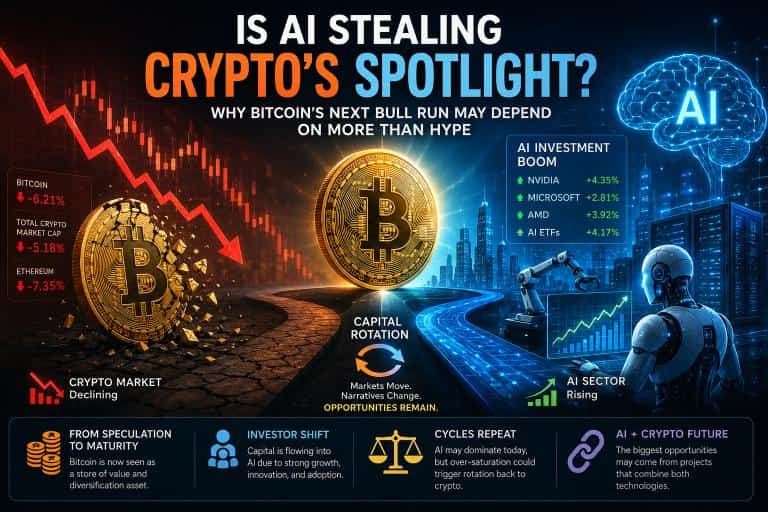 Is AI Stealing Crypto's Spotlight? Why Bitcoin's Next Bull Run May Depend on More Than Hype