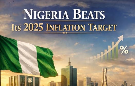 Nigeria Beats Its 2025 Inflation Target as Headline Rate Falls to 14.45%
