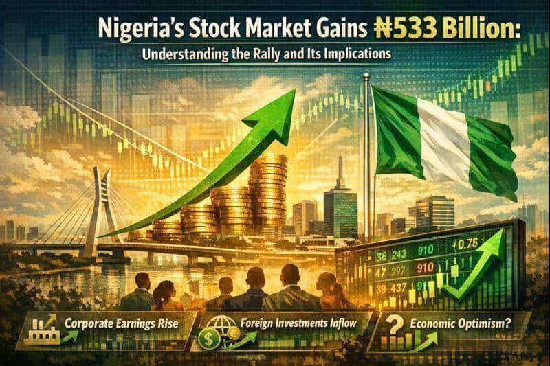Nigeria’s Stock Market Gains ₦533 Billion: Understanding the Rally and Its Implications