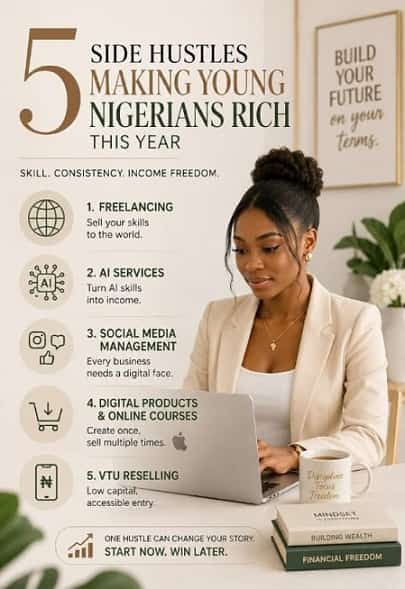 5 Side Hustles Making Young Nigerians Rich This Year