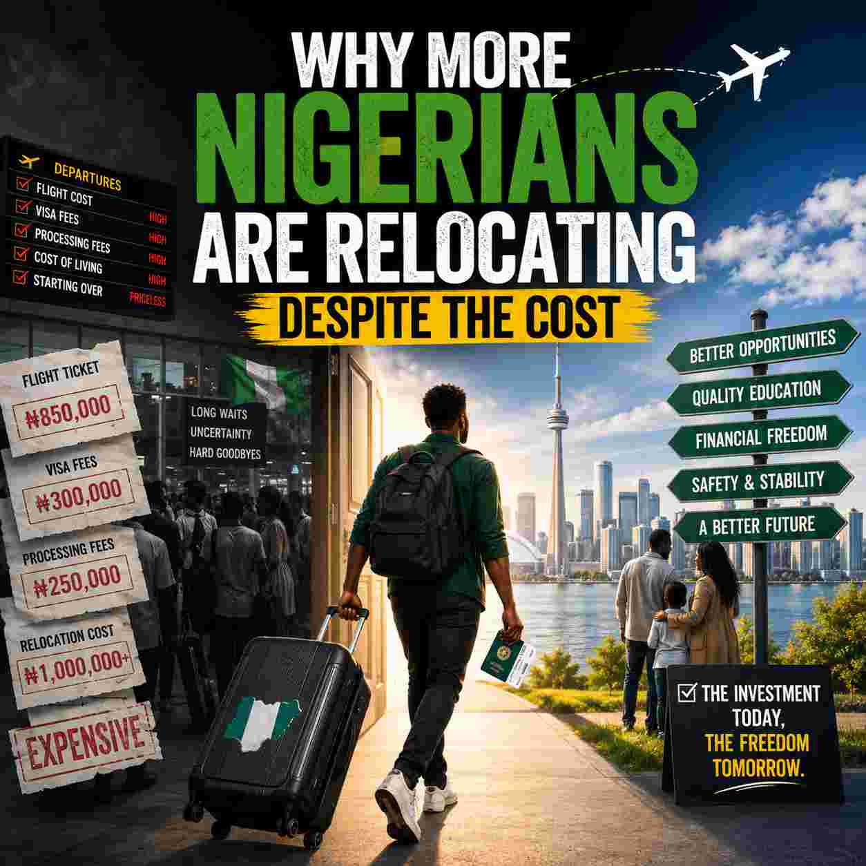 Why More Nigerians Are Relocating Despite the Cost