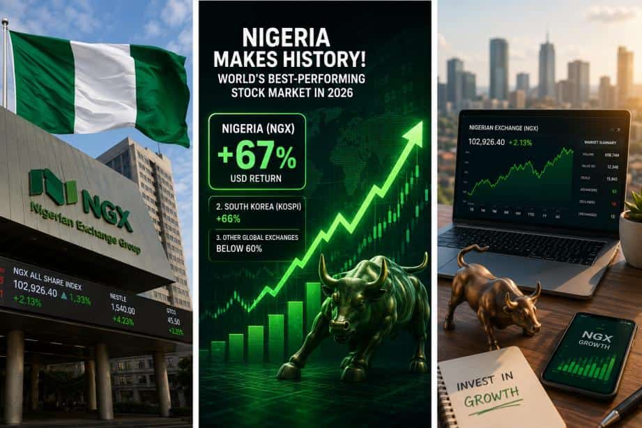 Nigeria Beats South Korea to Become the World's Best-Performing Stock Market in 2026: What's Driving the Historic Rally?