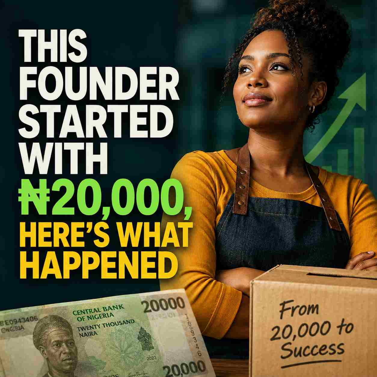 This Founder Started With ₦20,000, Here’s What Happened